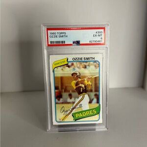 1980 Topps Ozzie Smith Baseball Card - PSA 6